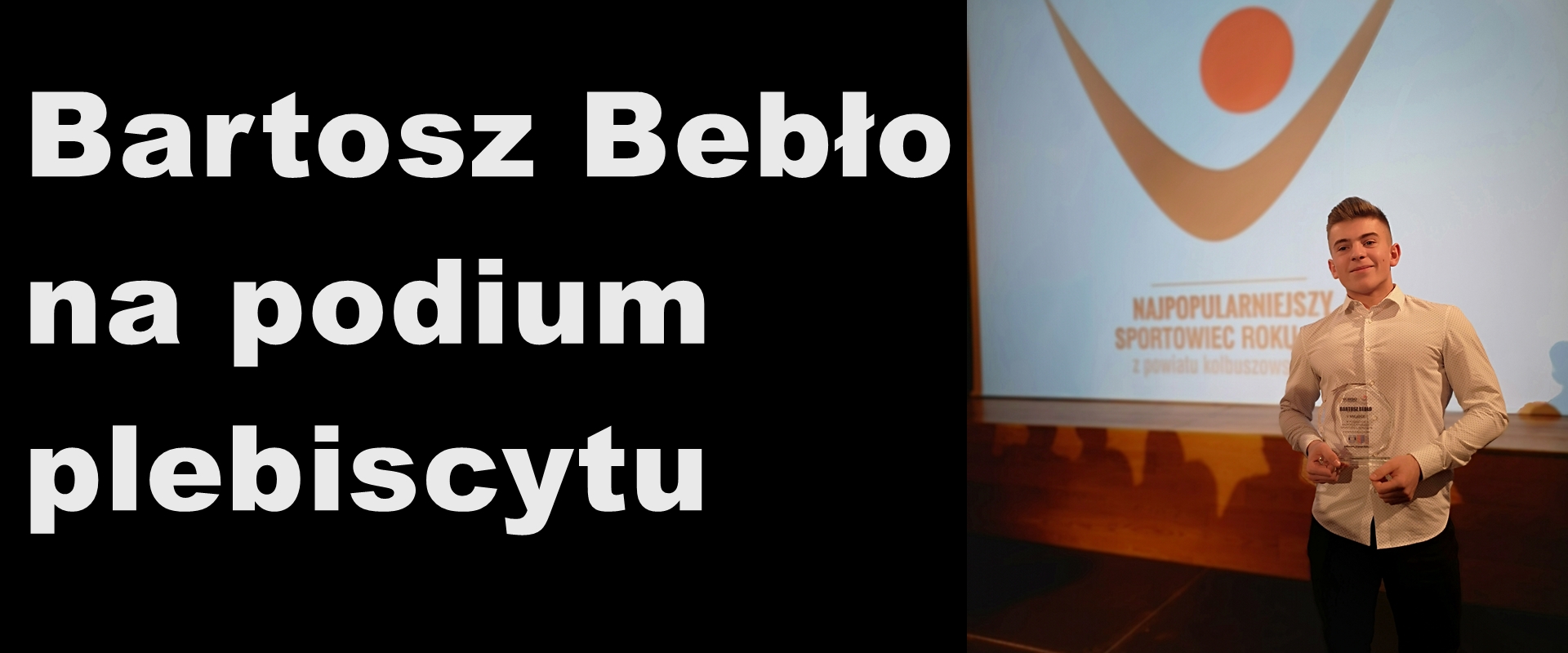 Bartosz Bebło zajmuje 2 miejsce w plebiscycie sportowym